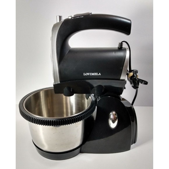 LOVIMELA Hand/Stand 5 Speed Mixer with 2.5 Quart Bowl